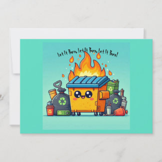 Müllverbrennungsanlage Feiertagskarte