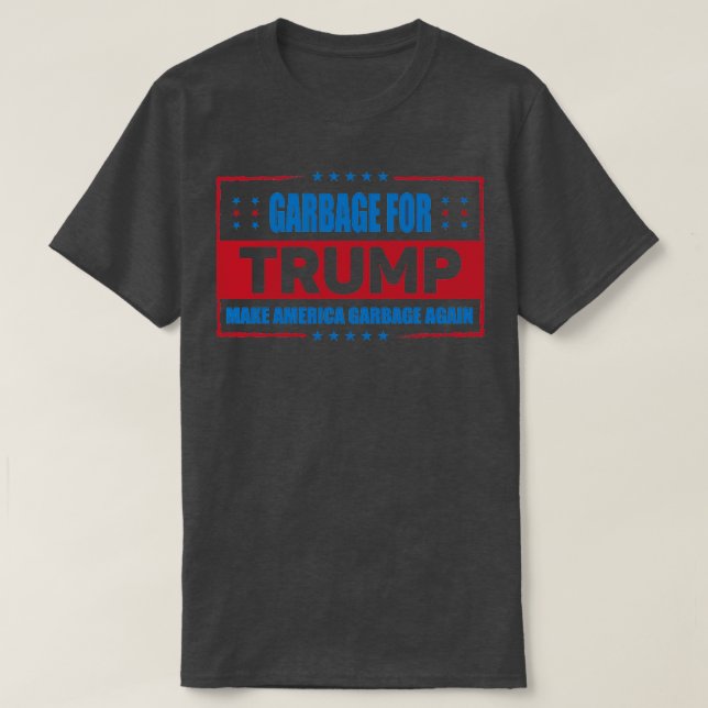 Müllvermeidung Donald Trump T-Shirt (Design vorne)