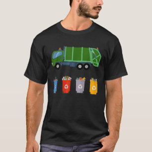 Müllwagen für Kinder Recycling-Müllwagen T-Shirt