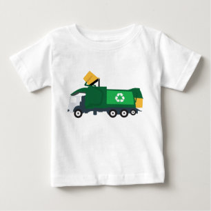 Müllwagen für Recycling Baby T-shirt