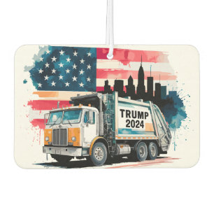 Müllwagen für Trump Autolufterfrischer