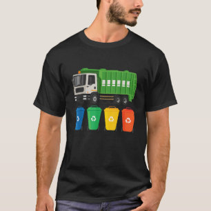 Müllwagen LKW Müll Recycling Liebhaber Abfall T-Shirt