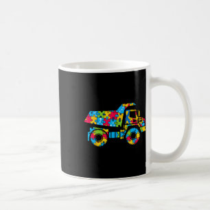 Müllwagen Puzzle Autismus-Bewusstsein Autistische  Kaffeetasse
