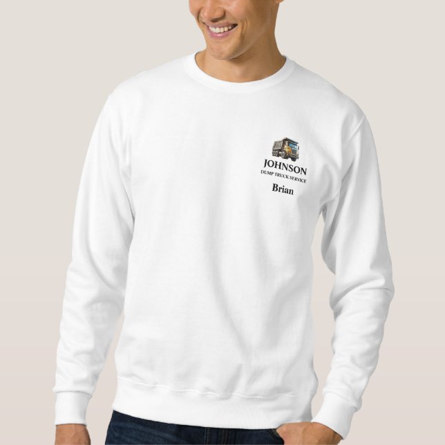 Müllwagen-Service Sweatshirt (Vorderseite)
