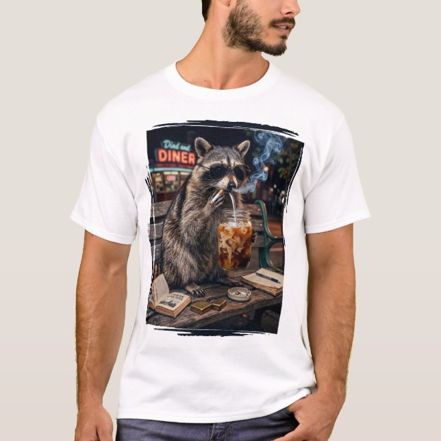 Müllwaschbär-Frühstücksclub T-Shirt (Vorderseite)
