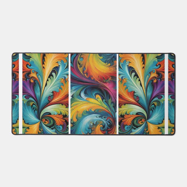 Multi-Abstrakt Schreibtischunterlage (Vorderseite)