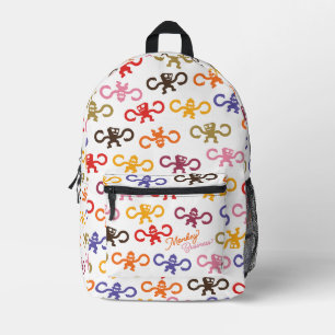 Multi-Affen-Geschäft-Rucksack-Tasche Bedruckter Rucksack