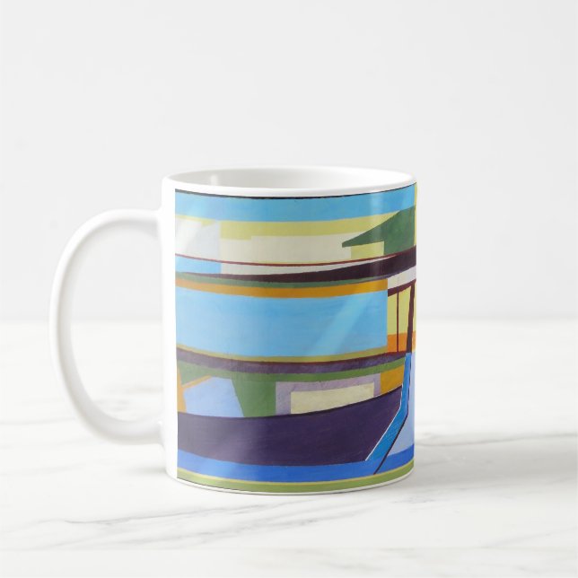 Multi blaue Kaffee-Tasse Tasse (Links)