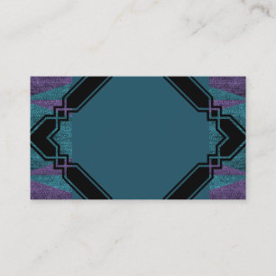 Multi Blue Design Business Card Visitenkarte