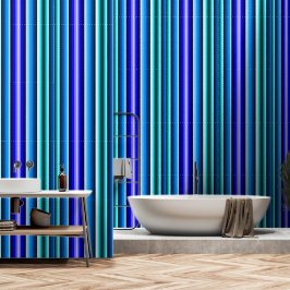 Multi Blue Stripe Tapete