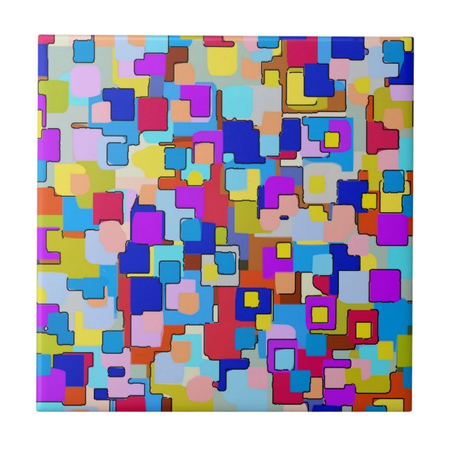 Multi Color Dutch Delft Look Tile Fliese (Vorderseite)