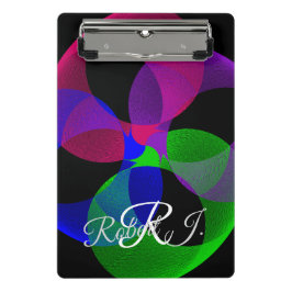 Multi Color Fusion Geometric Mini Clipboard Mini Klemmbrett