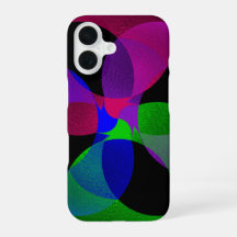 Multi Color Geometric Fusion iPhone 16 Case