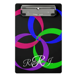 Multi Color Interchange Geometric Mini Clipboard Klemmbrett