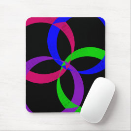 Multi Color Interchange Geometric Mouse Pad Mousepad