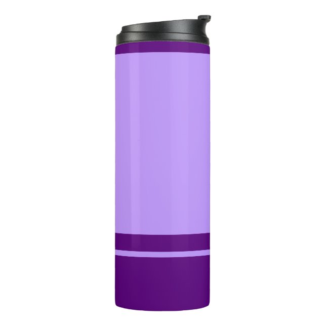 Multi-Color Purple Design Tumbler Thermosbecher (Nach links gedreht)