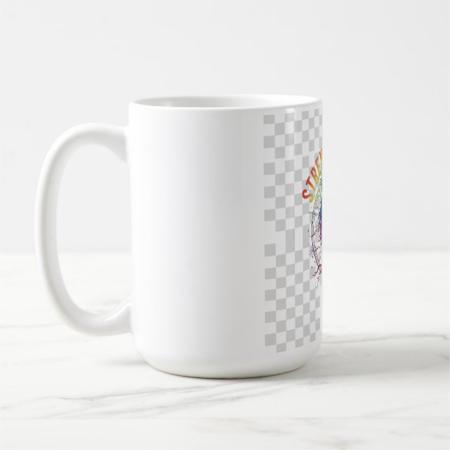 Multi-Color Roaring Lion Strength Within Graphic Kaffeetasse (Links)