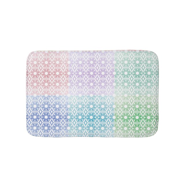 Multi-Colored Bath Mat Badematte (Vorderseite)