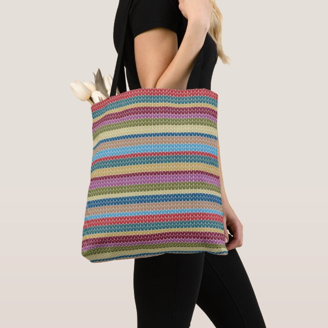 Multi-Colored Knitted Style Striped (Von Nahem)