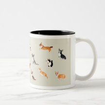 Multi-Corgi-Tasse
