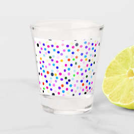 Multi. Dots Shot Glas