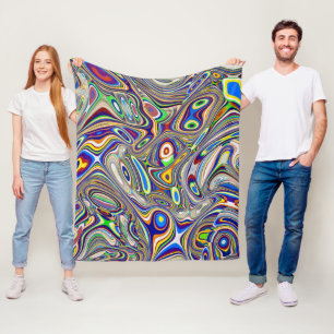 Multi Farbe abstrakte 2, 2018 (Foto)   SVP-Bilder Fleecedecke