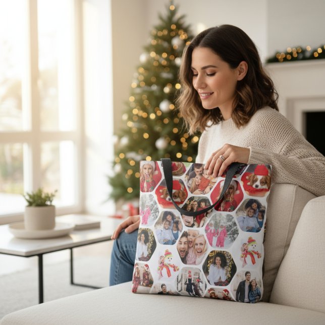 Multi Foto Collage Einfaches modernes Hexagon-Must (Von Creator hochgeladen)