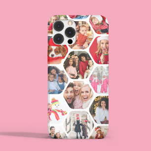 Multi Foto Collage Einfaches modernes Hexagon-Must Case-Mate iPhone Hülle