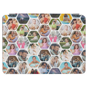 Multi Foto Collage Einfaches modernes Hexagon-Must iPad Air Hülle