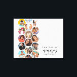 Multi-Foto Collage Erinnerungen Einfach Moderner P Leinwanddruck<br><div class="desc">Multi Foto Collage Simple Modern Erinnerungen Hexagon Muster Custom Foto Leinwand Wall Art bietet eine Foto Collage Ihrer Lieblings-Fotos in einer Hexagon-Form. Mit Ihrem benutzerdefinierten Text oder verwenden Sie den "Zeitfliegen, aber Erinnerungen dauern ewig". Perfekt zum Geburtstag, Weihnachten, Muttertag, Vatertag, Großeltern, Bruder, Schwester, bester Freund und vieles mehr. Entworfen von...</div>