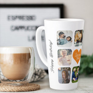 Multi-Foto-Collage personalisierte Liebe Sie Mama Milchtasse