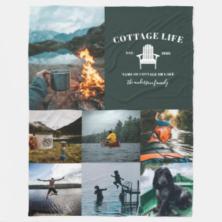 Multi-Foto-Foto  Fleecedecke