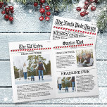 Multi Foto Frohe Weihnachten Nordpol Zeitung<br><div class="desc">Extra Extra lesen Sie alles darüber. Die North Pole Times bringt euch die neuesten und beststen Artikel aus dem Nordpol, Grüße an alle mit dieser liebenswerten und lustigen Art, frohe Weihnachten und glückliche Feiertage zu senden. Dieses Design erlaubt es Ihnen, so viel zu Ihrer Grußkarte hinzuzufügen. Sie können Ihre Lieblingsveranstaltungen...</div>