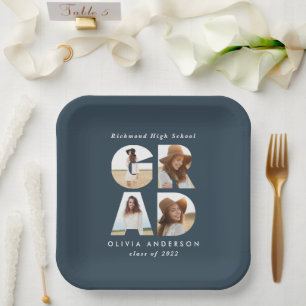 Multi Foto grad moderne, elegante Party Dekoration Pappteller
