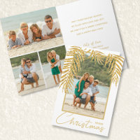 Multi-Foto Tropische Weihnachtskarte