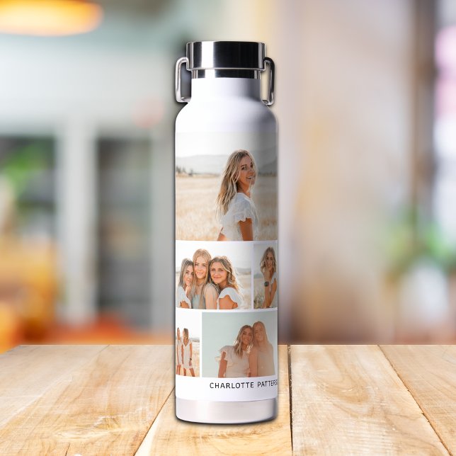 Multi-Fotocollage Erstellen Sie Ihre eigenen Perso Trinkflasche (Von Creator hochgeladen)