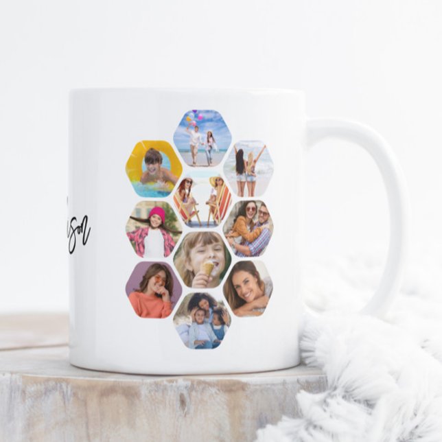 Multi-Fotomaterial Einfach Personalisiert Jumbo-Tasse (Von Creator hochgeladen)