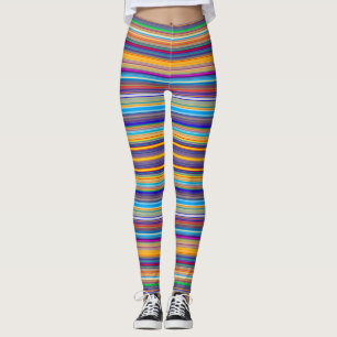 Multi-Gestreift Leggings