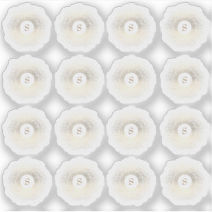 Multi Gold Sparkle Monogramm Aufkleber