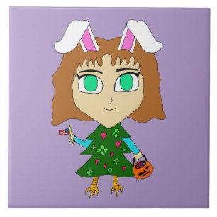 Multi Holiday Chibi Fliese
