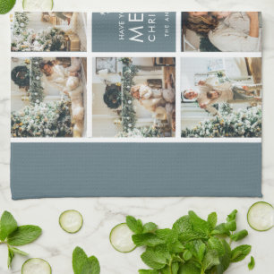 Multi-Holiday-Fotos   Frohe Weihnachten   Geschenk Geschirrtuch