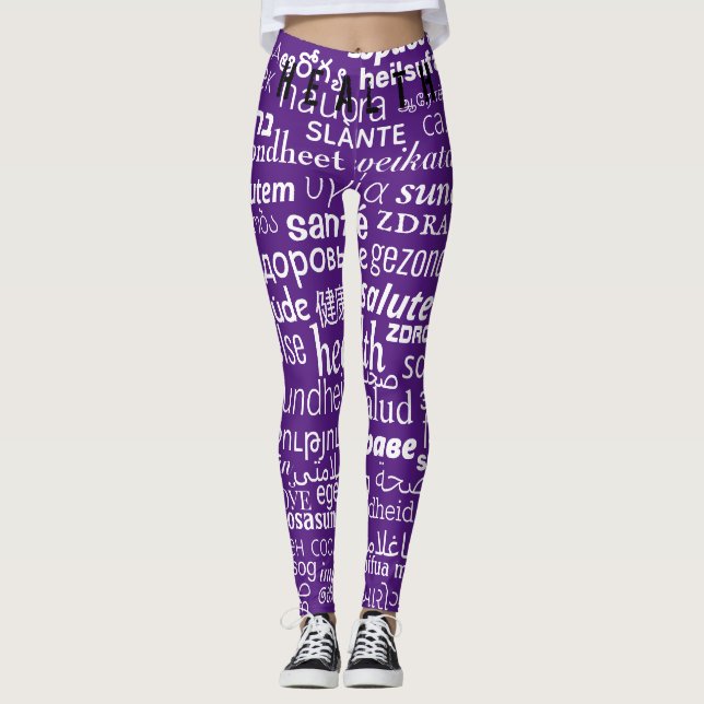 Multi-Language-Leggings zum Thema Gesundheit - Ihr Leggings (Vorderseite)