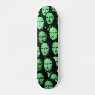 Multi-Mona in Grün Skateboard