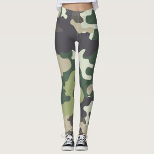 multi Nocken Tarnung Leggings