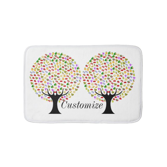 Multi-Obstbaum Thunder_Cove Badematte (Vorderseite)