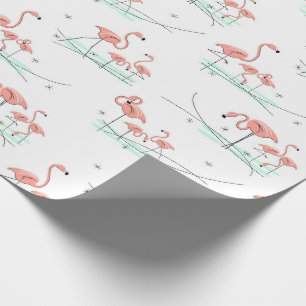 Multi Packpapier der Flamingos