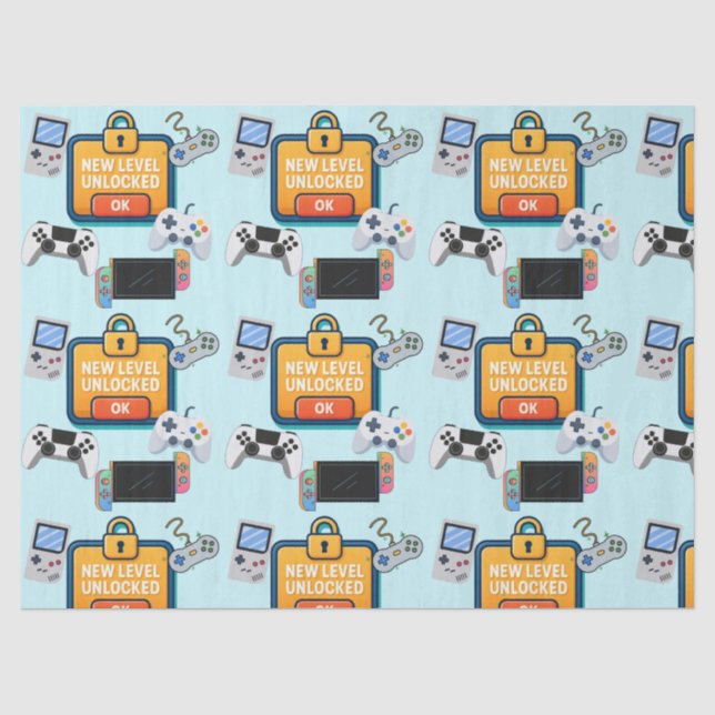 Multi-Plattform-Videospiel Seidenpapier (Vorderseite)
