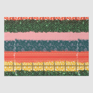 Multi Print Weihnachtszettel Seidenpapier