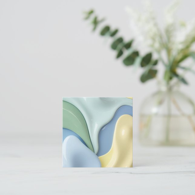 Multi purpose note card in stylish graphic mitteilungskarte (Stehend Vorderseite)
