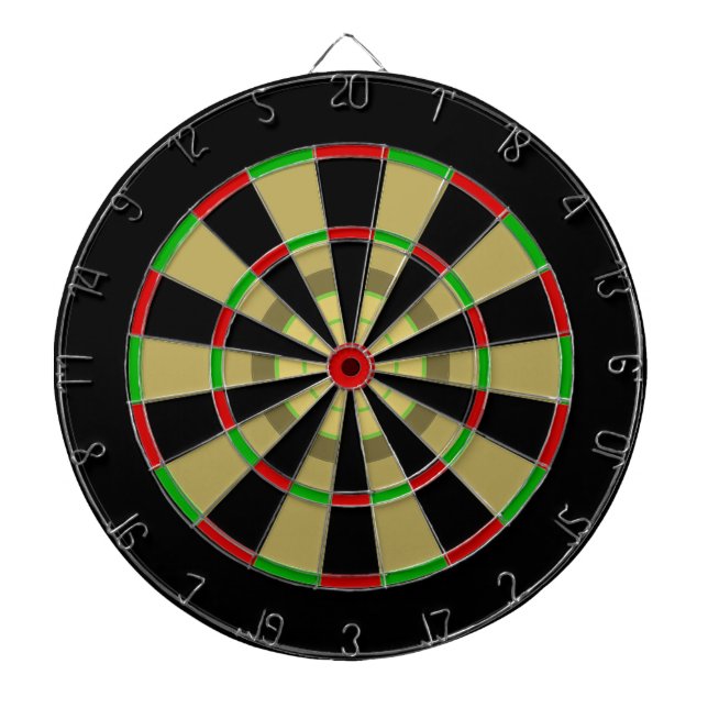Multi Ringhalb traditioneller Dartboard Dartscheibe (vorne)